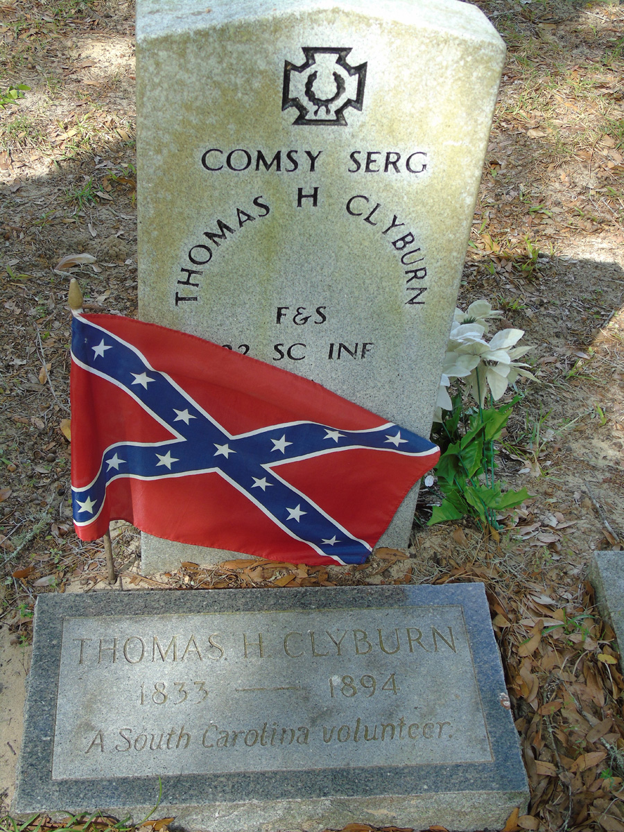 Headstone for Clyburn, Thomas H.
